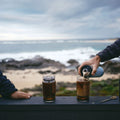Milk poured into the GROUNDD xpress on a rail above the surf