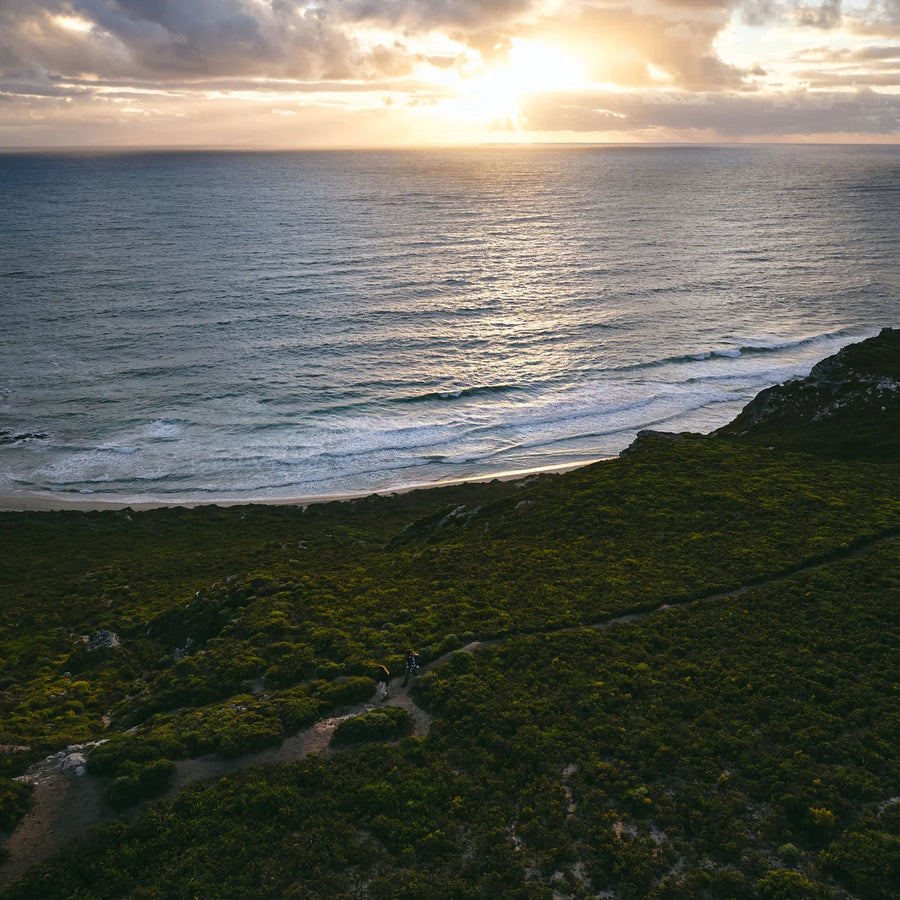 Sunset over the coast at Margaret River, Western Australia